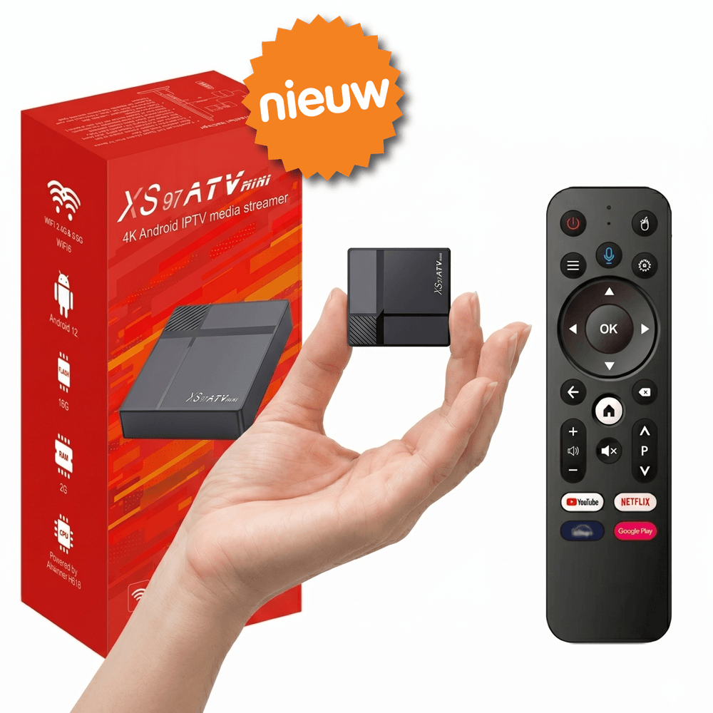 XS97 ATV Mini – 4K Android 12 TV Box IPTV Pakket