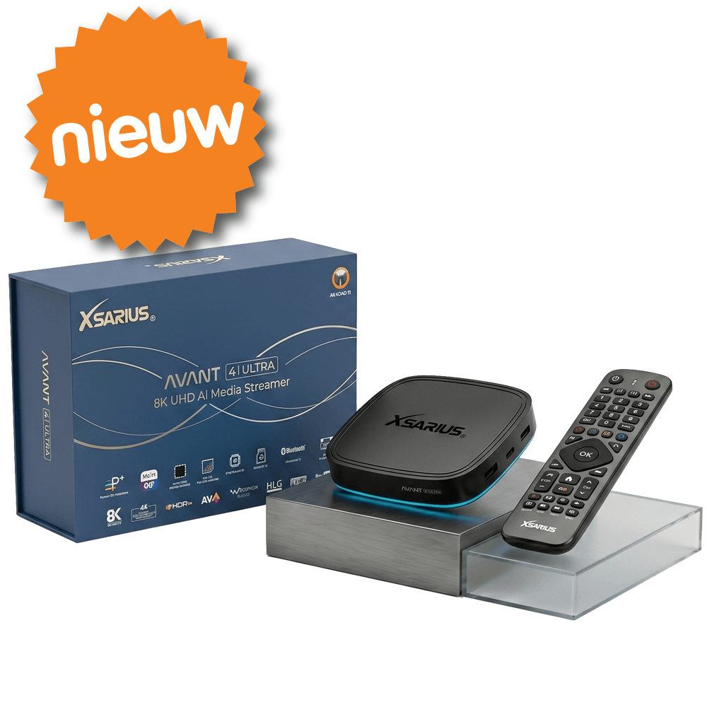 Xsarius Avant 4+ Ultra – 8K High End IPTV Media streamer