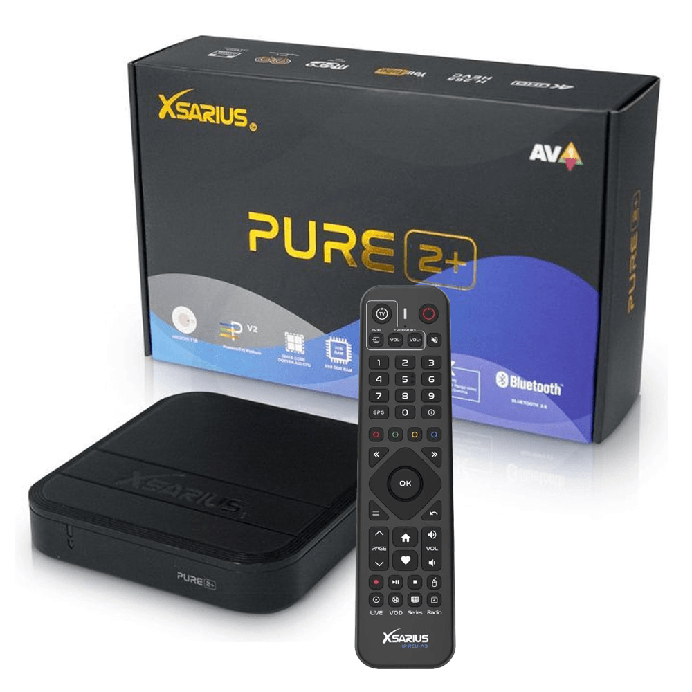 Xsarius Pure 2+ - 4K UHD - Android 11 Media Player - 16GB ROM & 2GB RAM - Bluetooth